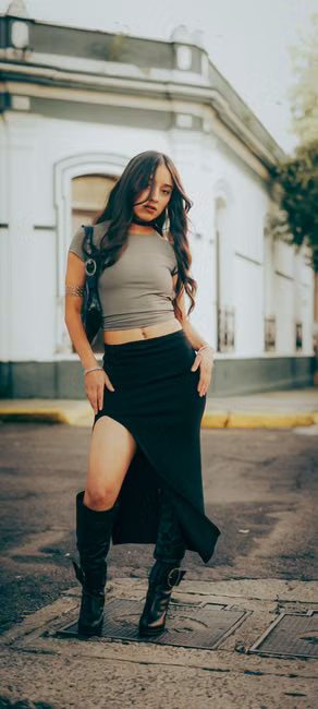 Saia Midi Evasê