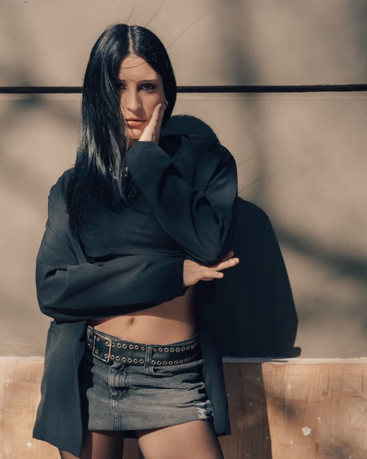Saia Jeans Curta